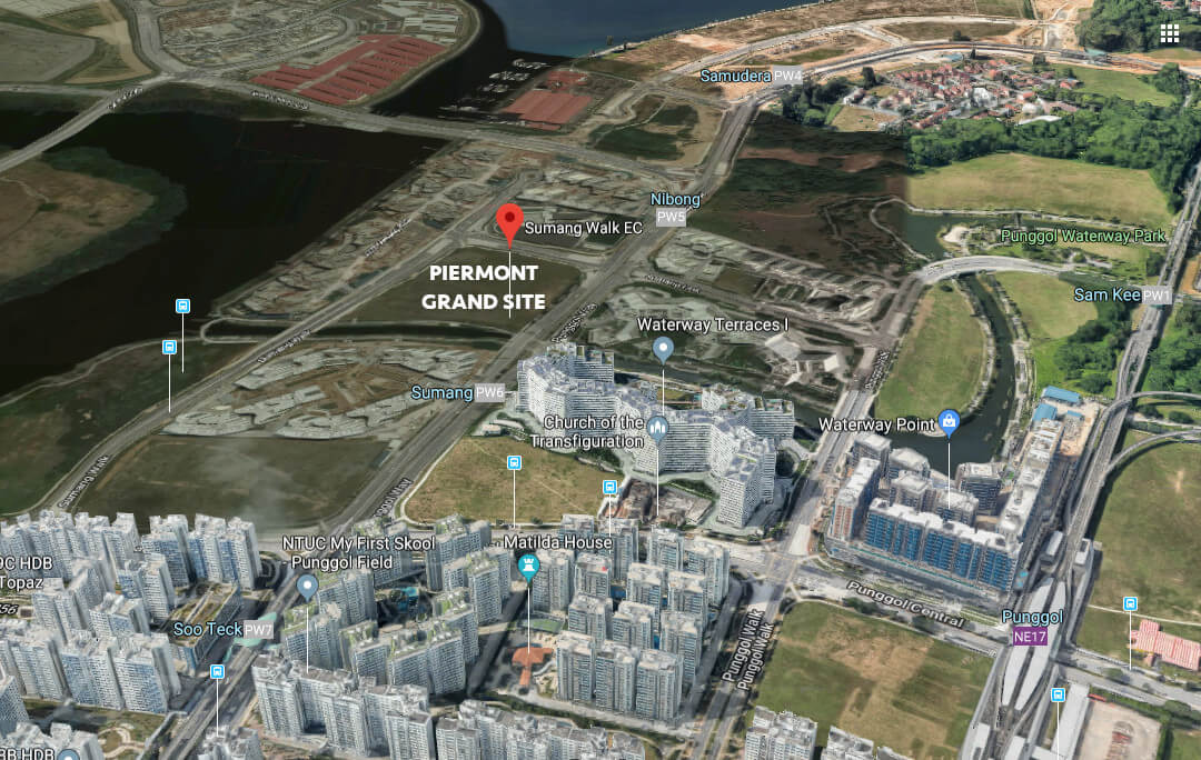 The Piermont Grand EC Site Location View