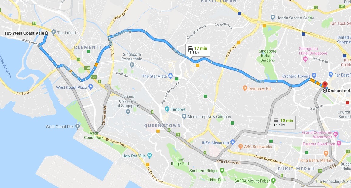 The drive from Whistler Grand and Twin Vew to Orchard Road